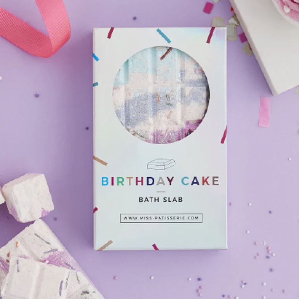 Miss Patisserie NIB - Birthday CakeBath Slab / Bath Salt Soak (Vegan) - Picture 4 of 6